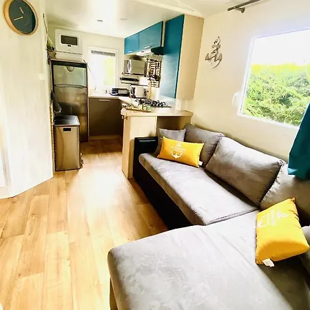 Evasion Oceanique : Mobil-home Dans Un 4* A 50m De L'ocean Campingplatz 4*